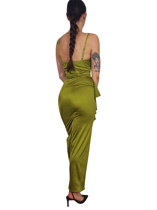 Abito elegante con rouches