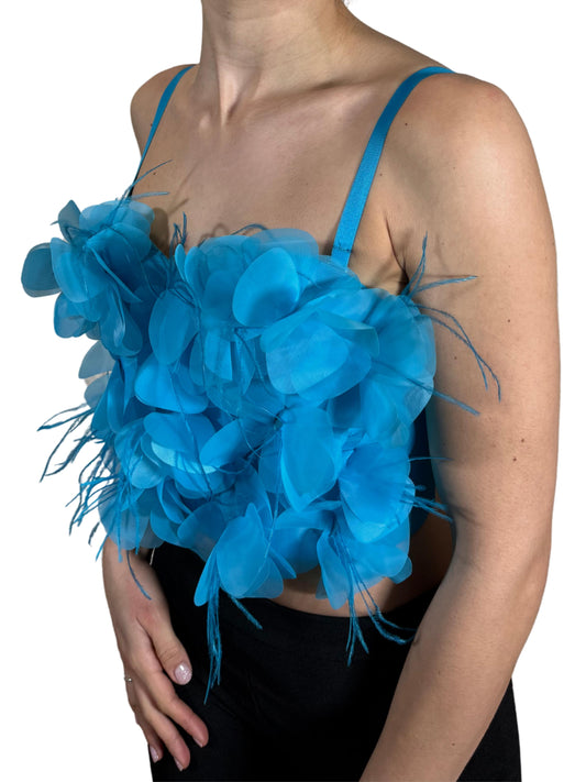 Corpetto strutturato floreale-Violet's Closet