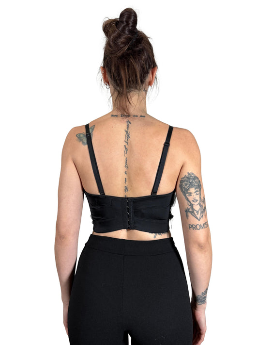 Corpetto strutturato floreale-Violet's Closet