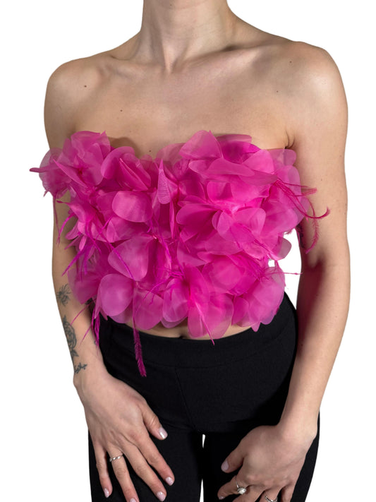 Corpetto strutturato floreale-Violet's Closet