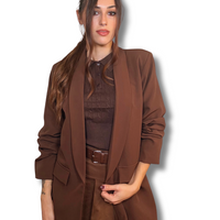 Blazer arricciato