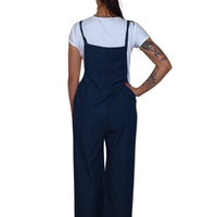 Salopette in cotone effetto jeans-Violet&#x27;s Closet