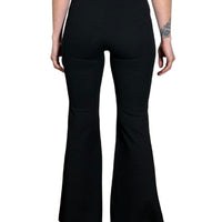 Pantalone elasticizzato a zampa-Violet&#x27;s Closet