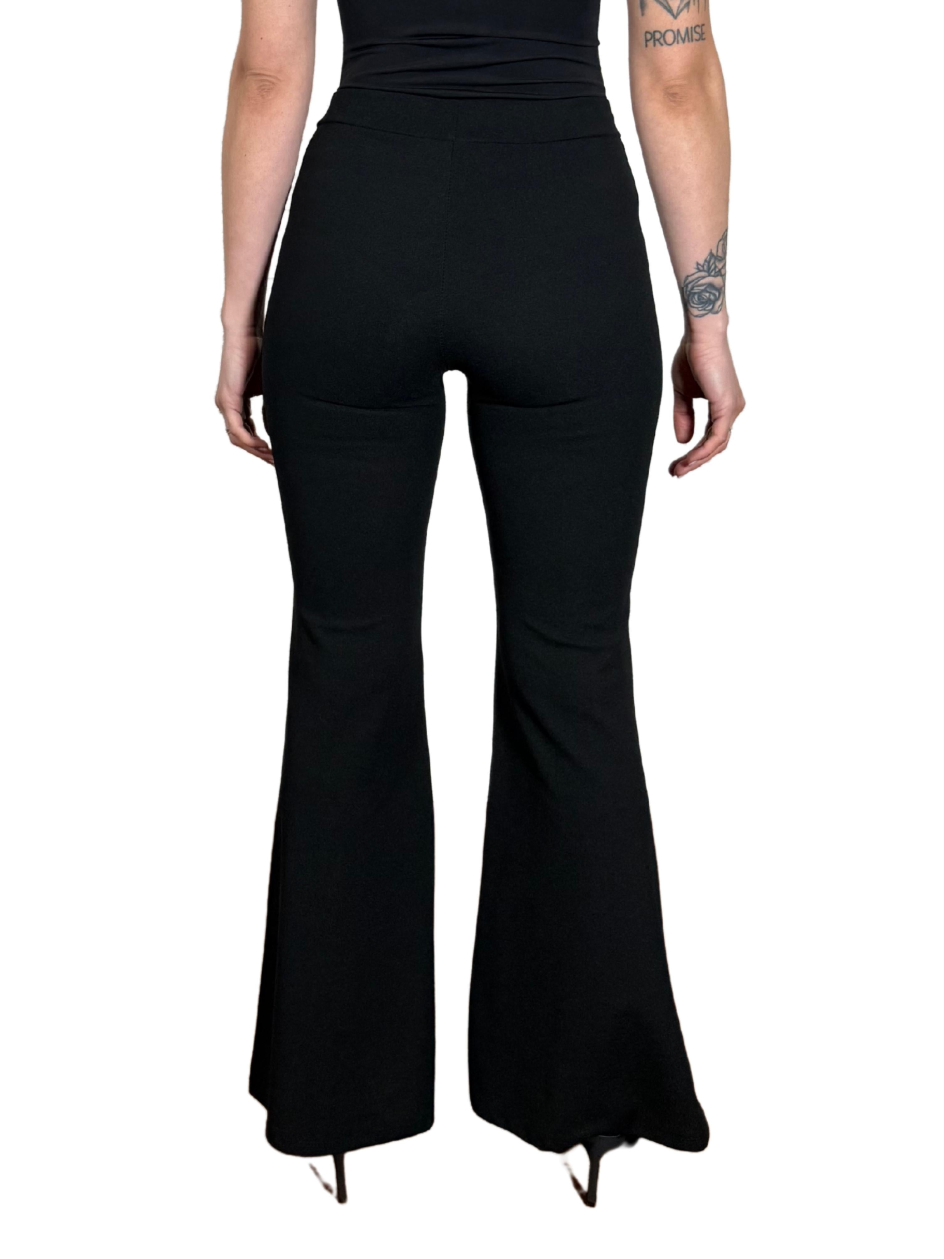 Pantalone elasticizzato a zampa-Violet&#x27;s Closet