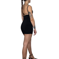 Abito corto con scollo a cowl-Violet&#x27;s Closet