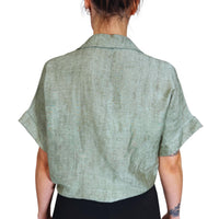 Camicetta cropped con nodo-Violet&#x27;s Closet