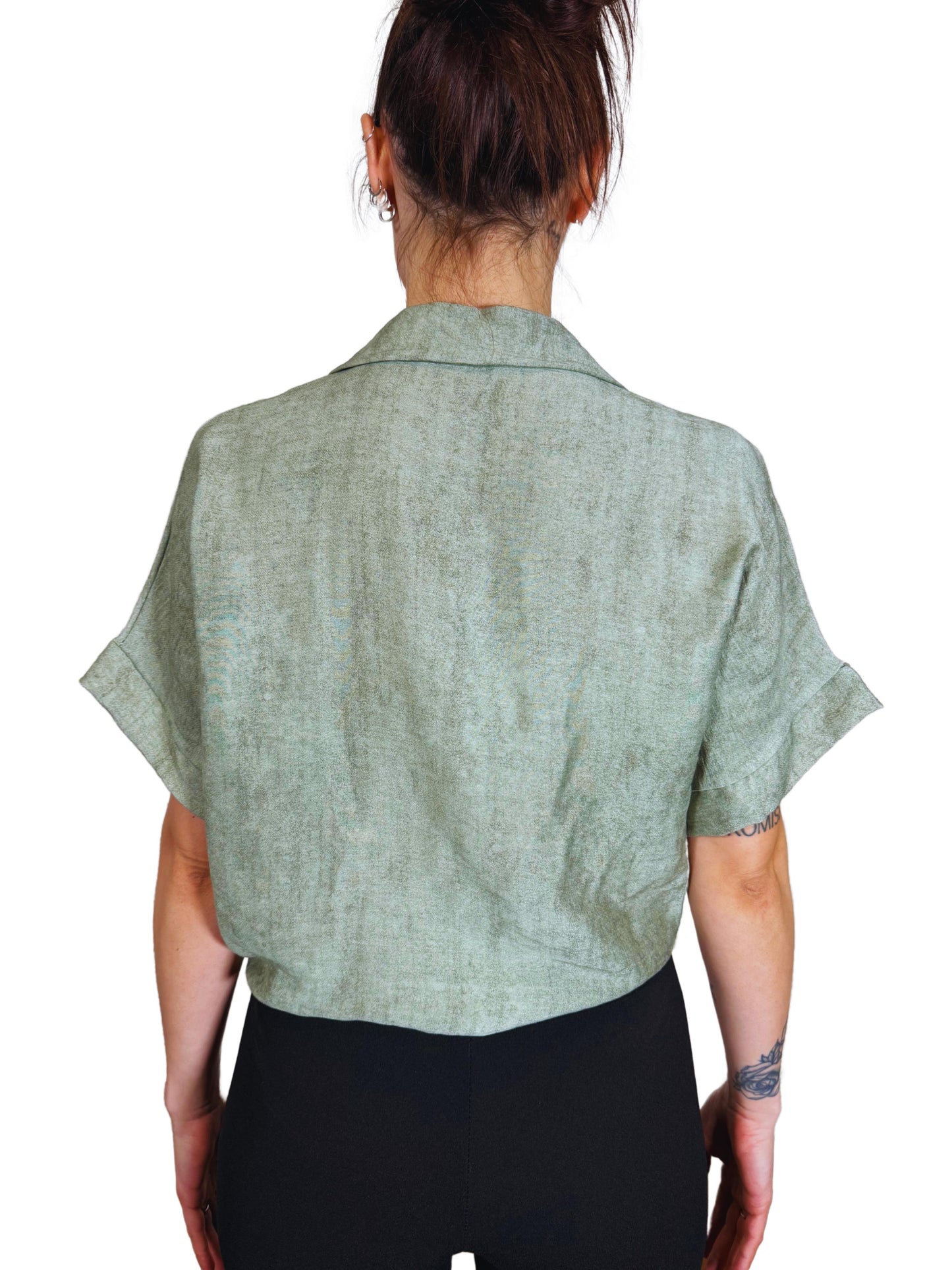 Camicetta cropped con nodo-Violet&#x27;s Closet