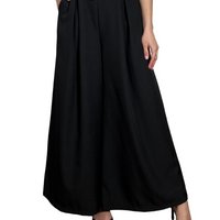 Pantalone a palazzo con pinces-Violet&#x27;s Closet