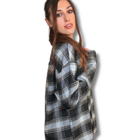 Camicione oversize a quadri