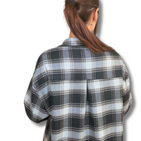 Camicione oversize a quadri