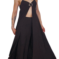 Coordinato top extra lungo e pantalone