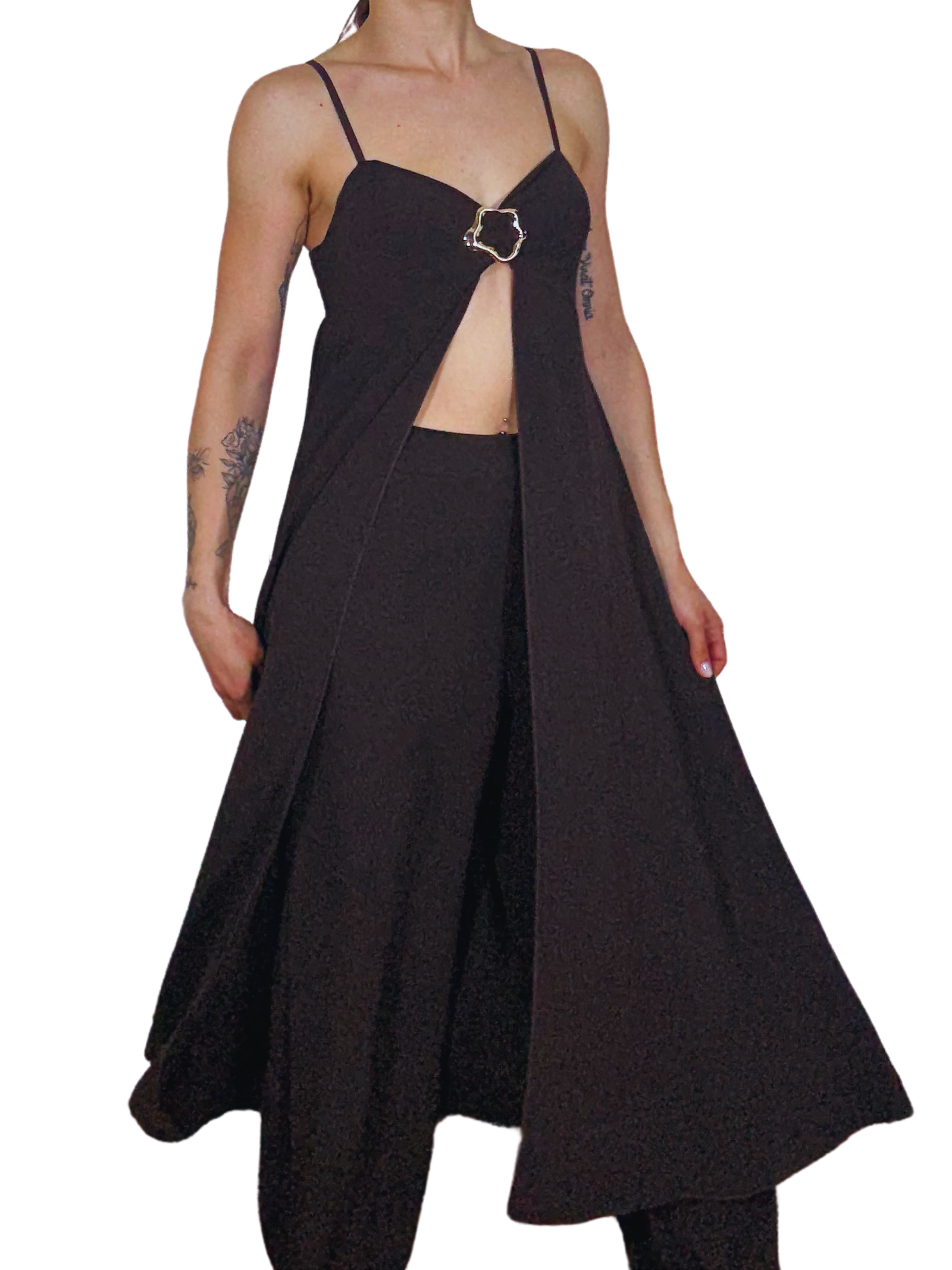 Coordinato top extra lungo e pantalone