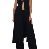 Coordinato top extra lungo e pantalone