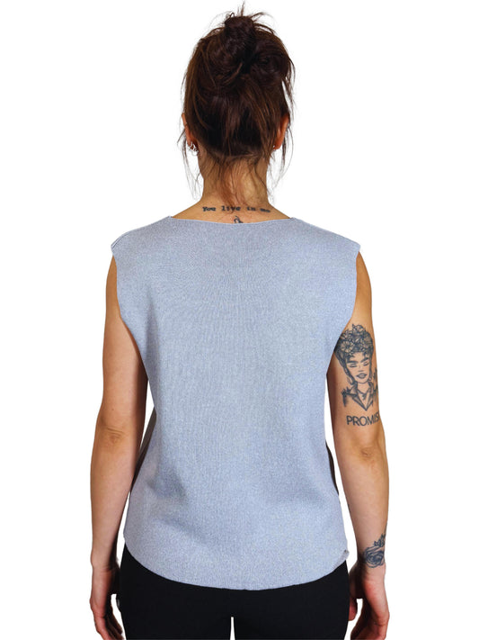 Gilet con bottoni dorati-Violet&#x27;s Closet