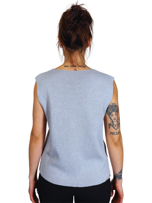 Gilet con bottoni dorati-Violet&#x27;s Closet