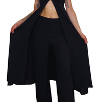 Coordinato top extra lungo e pantalone