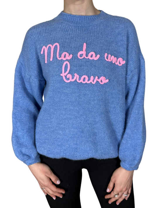 Maglione "Ma da uno bravo"-Violet&#x27;s Closet