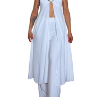 Coordinato top extra lungo e pantalone