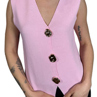 Gilet con bottoni dorati-Violet&#x27;s Closet