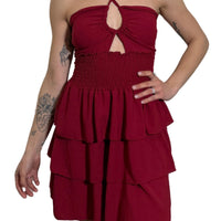 Abito corto a balze-Violet&#x27;s Closet