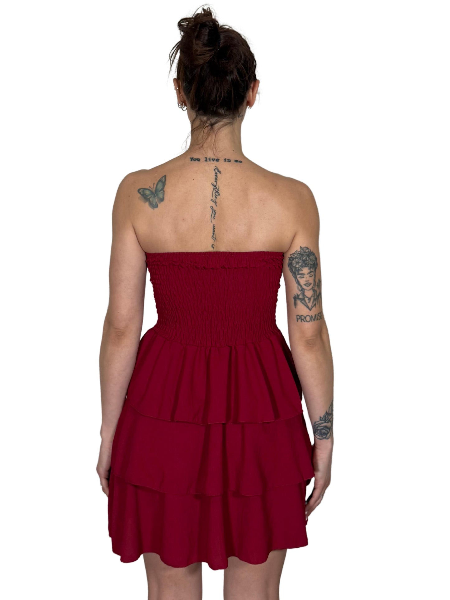 Abito corto a balze-Violet&#x27;s Closet