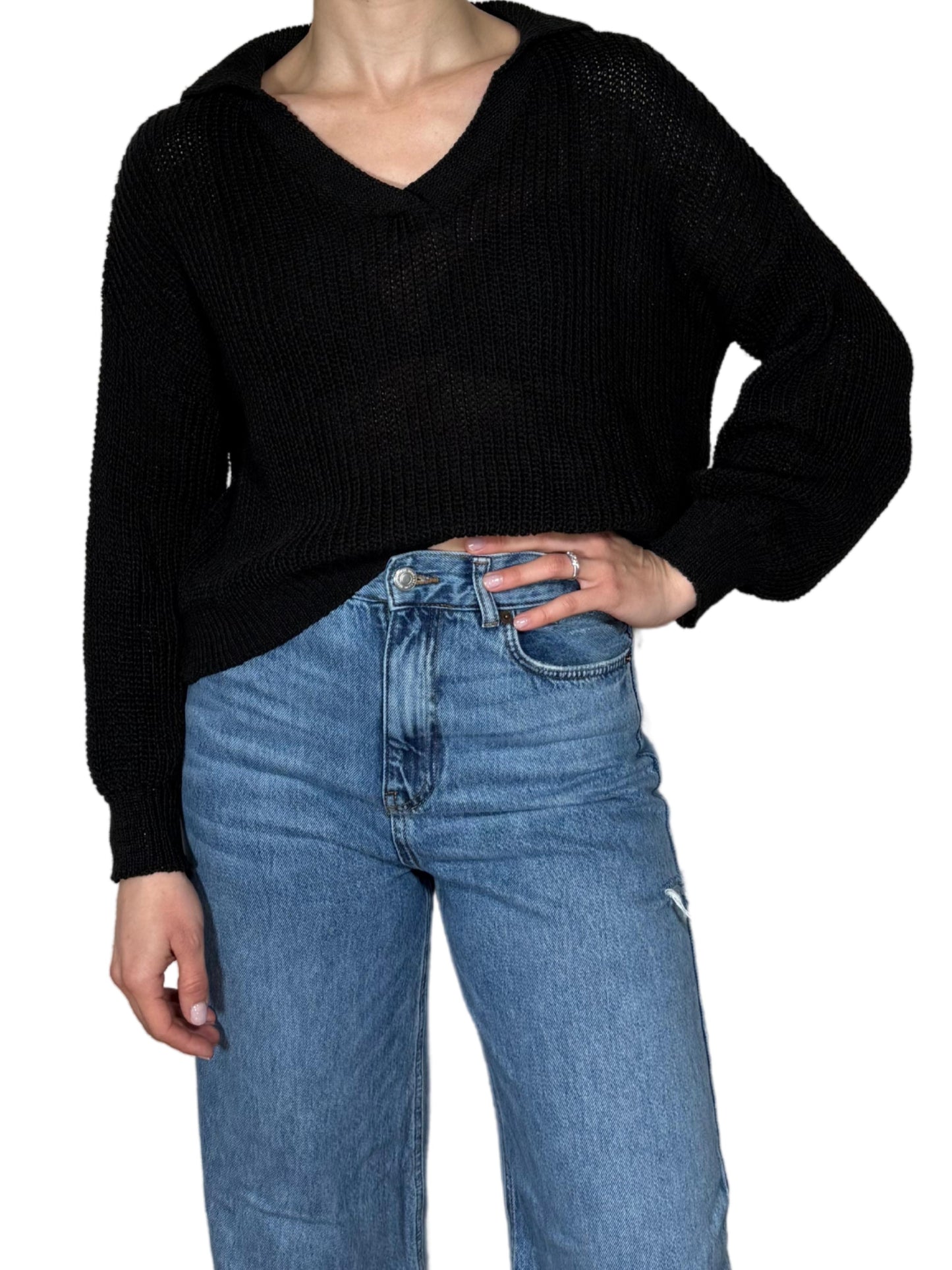 Maglia con colletto-Violet&#x27;s Closet