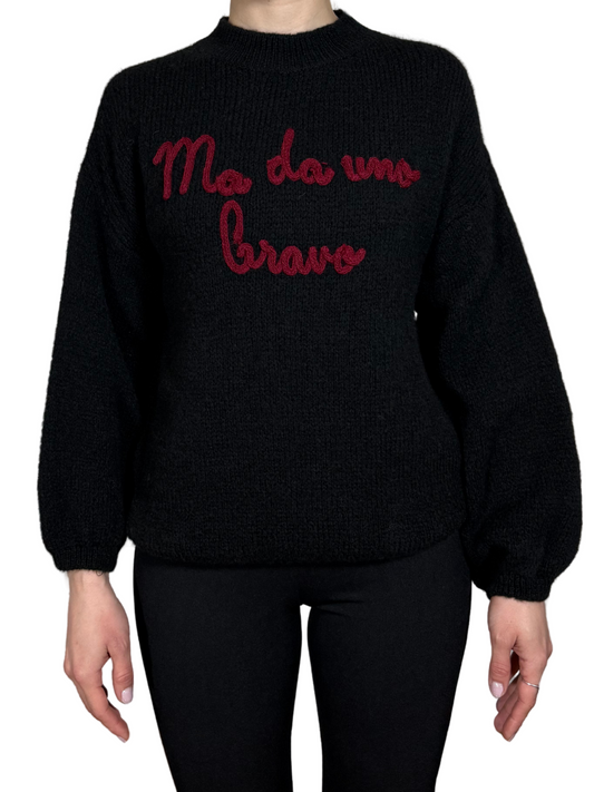 Maglione "Ma da uno bravo"-Violet&#x27;s Closet