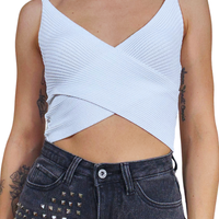 Crop top incrociato