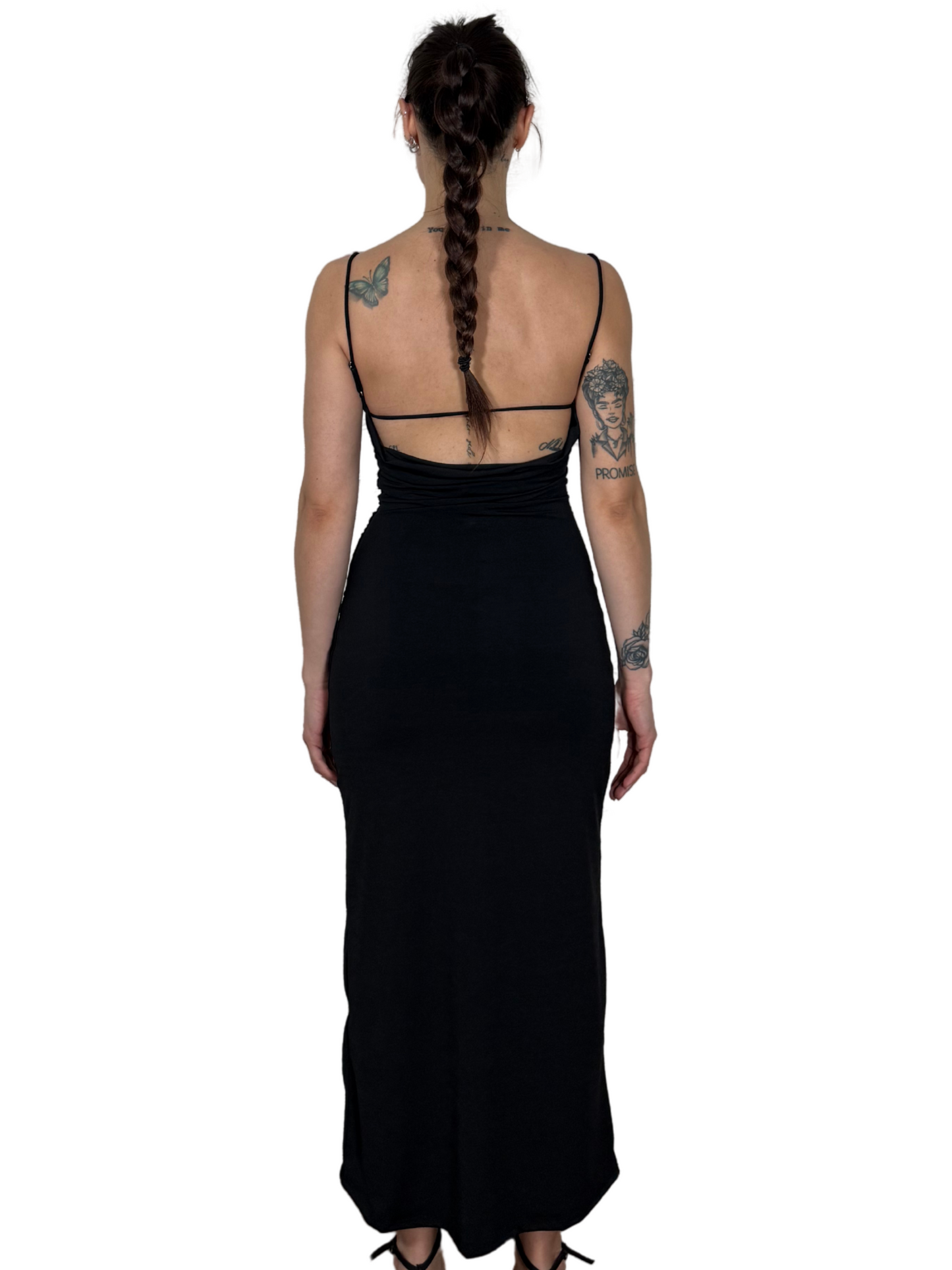 Abito midi con scollo a cowl-Violet&#x27;s Closet