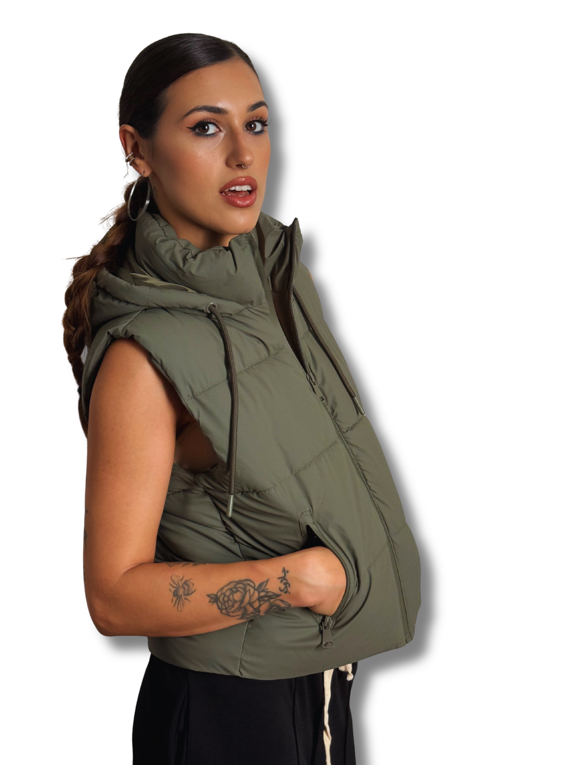 Smanicato con cappuccio