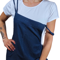 Salopette in cotone effetto jeans-Violet&#x27;s Closet