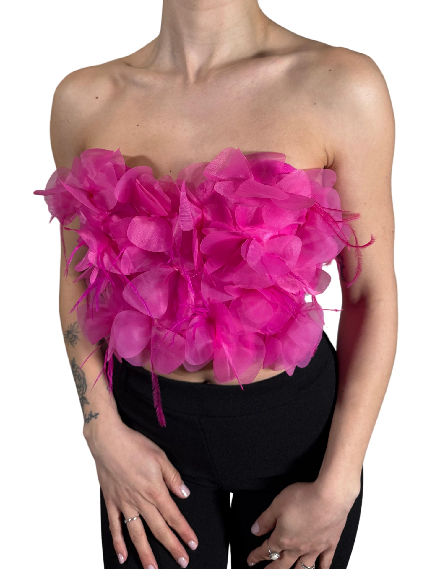 Corpetto strutturato floreale-Violet&#x27;s Closet