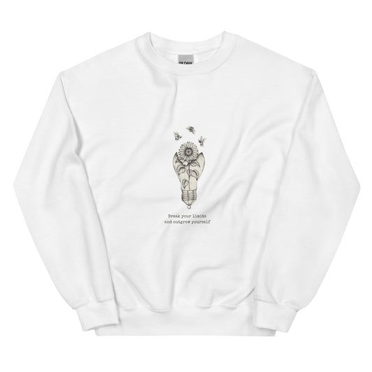 Felpa - BREAK YOUR LIMITS AND OUTGROW YOURSELF-Felpa - BREAK YOUR LIMITS AND OUTGROW YOURSELF-Violet's Closet