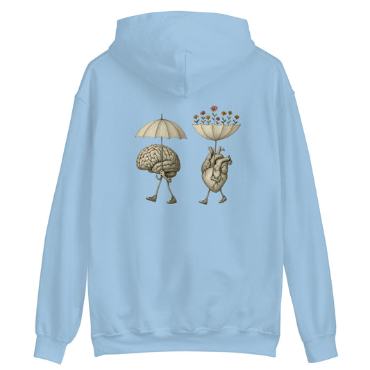 Felpa con cappuccio - HEART & BRAIN-Felpa con cappuccio - HEART & BRAIN-Violet's Closet