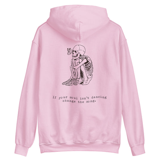 Felpa con cappuccio - IF YOUR SOUL ISN'T DANCING CHANGE THE SONG-Felpa con cappuccio - IF YOUR SOUL ISN'T DANCING CHANGE THE SONG-Violet's Closet