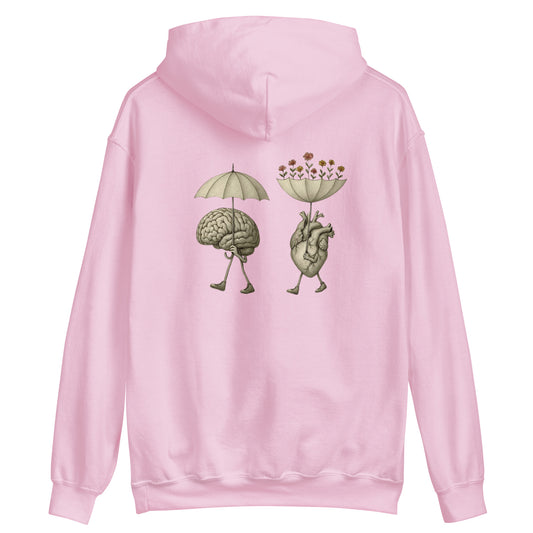 Felpa con cappuccio - HEART & BRAIN-Felpa con cappuccio - HEART & BRAIN-Violet's Closet