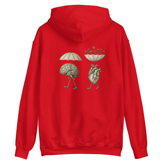 Felpa con cappuccio - HEART & BRAIN-Felpa con cappuccio - HEART & BRAIN-Violet's Closet