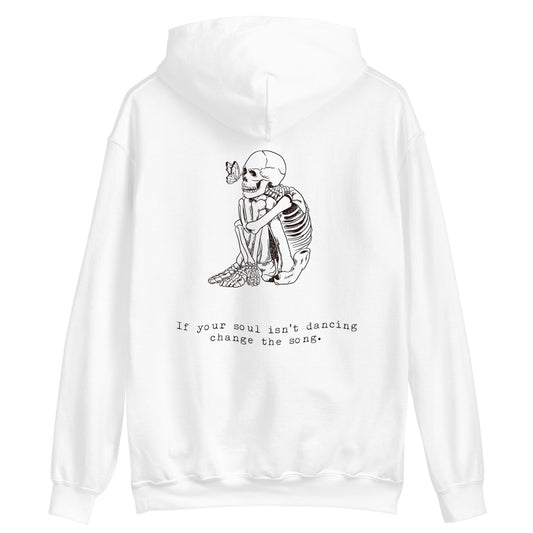 Felpa con cappuccio - IF YOUR SOUL ISN'T DANCING CHANGE THE SONG-Felpa con cappuccio - IF YOUR SOUL ISN'T DANCING CHANGE THE SONG-Violet's Closet